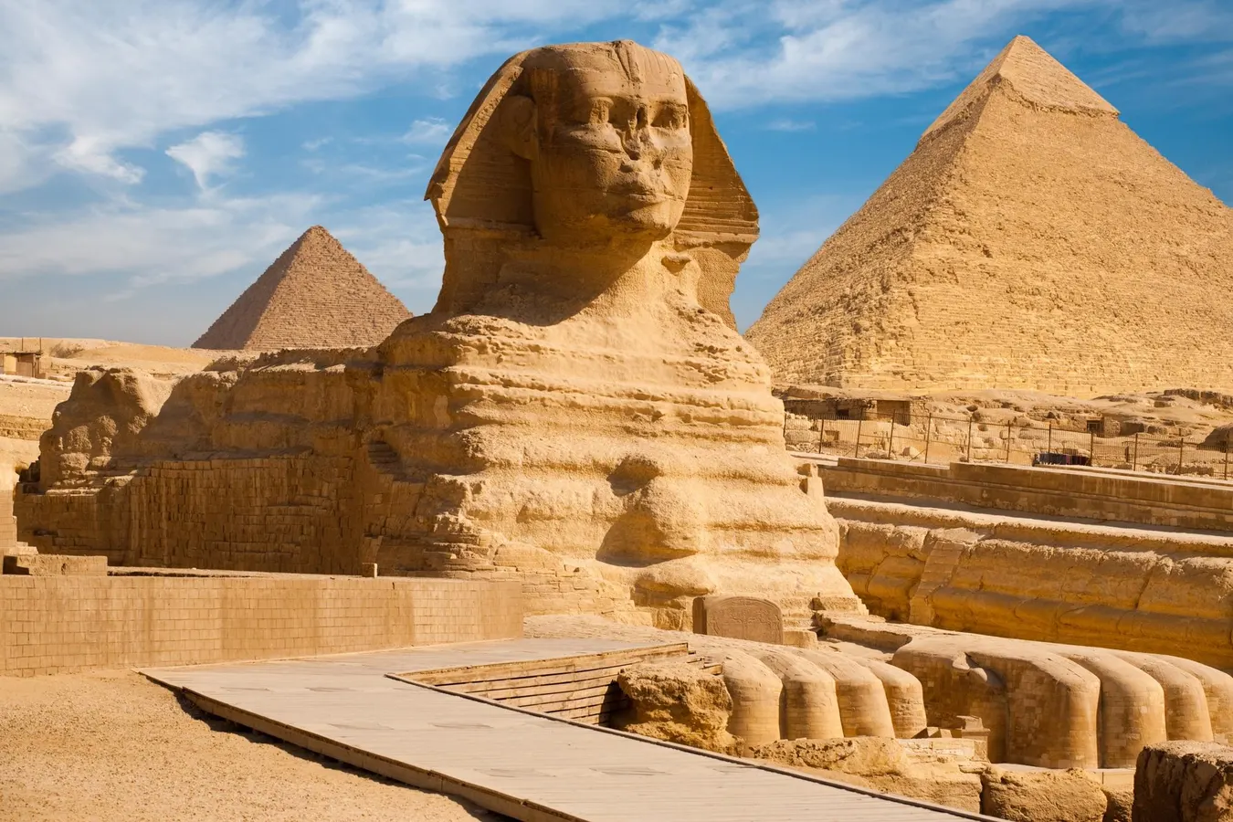 Great Sphinx and pyramids Cairo Egypt tour