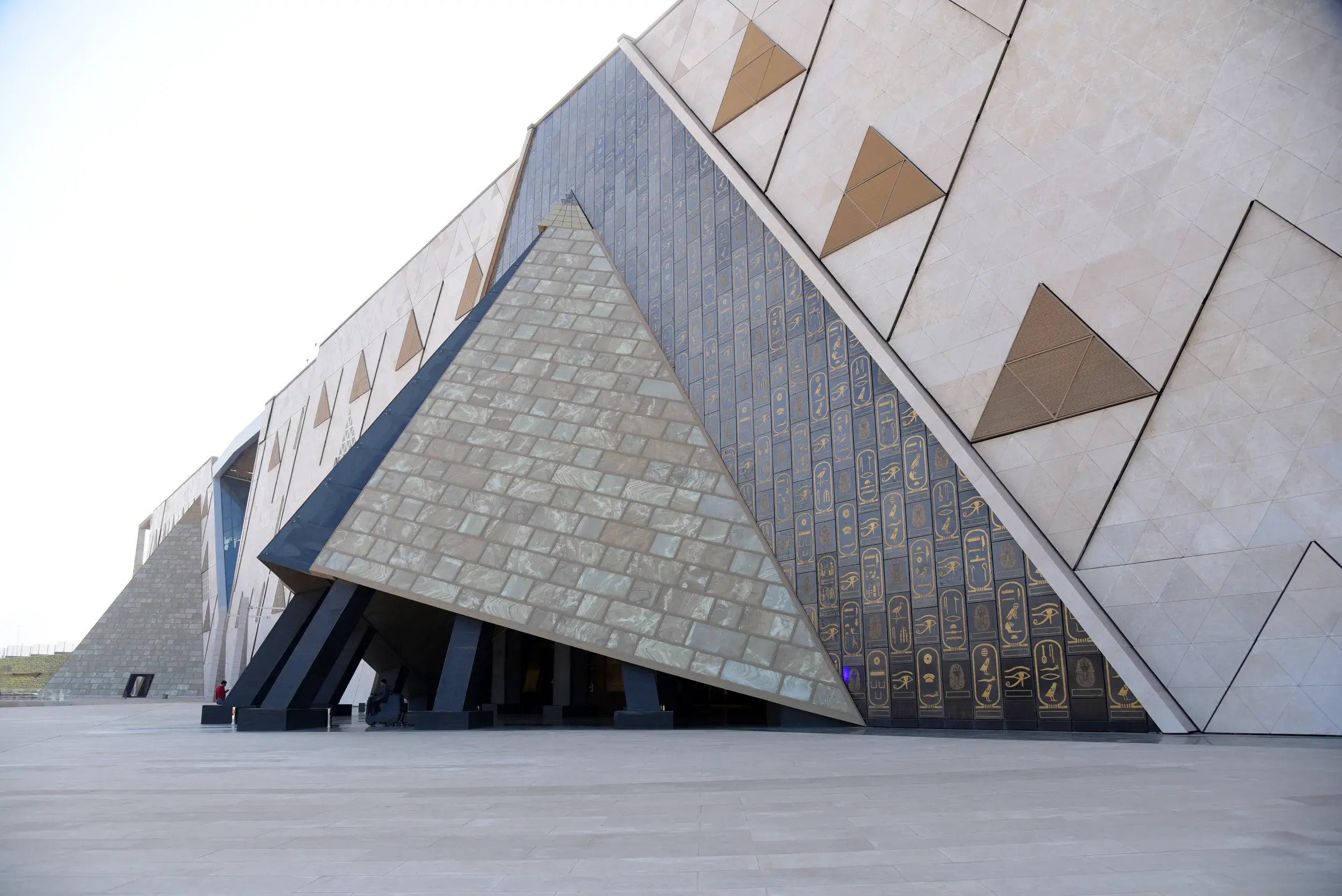 Grand Egyptian Museum exterior during Cairo stopover