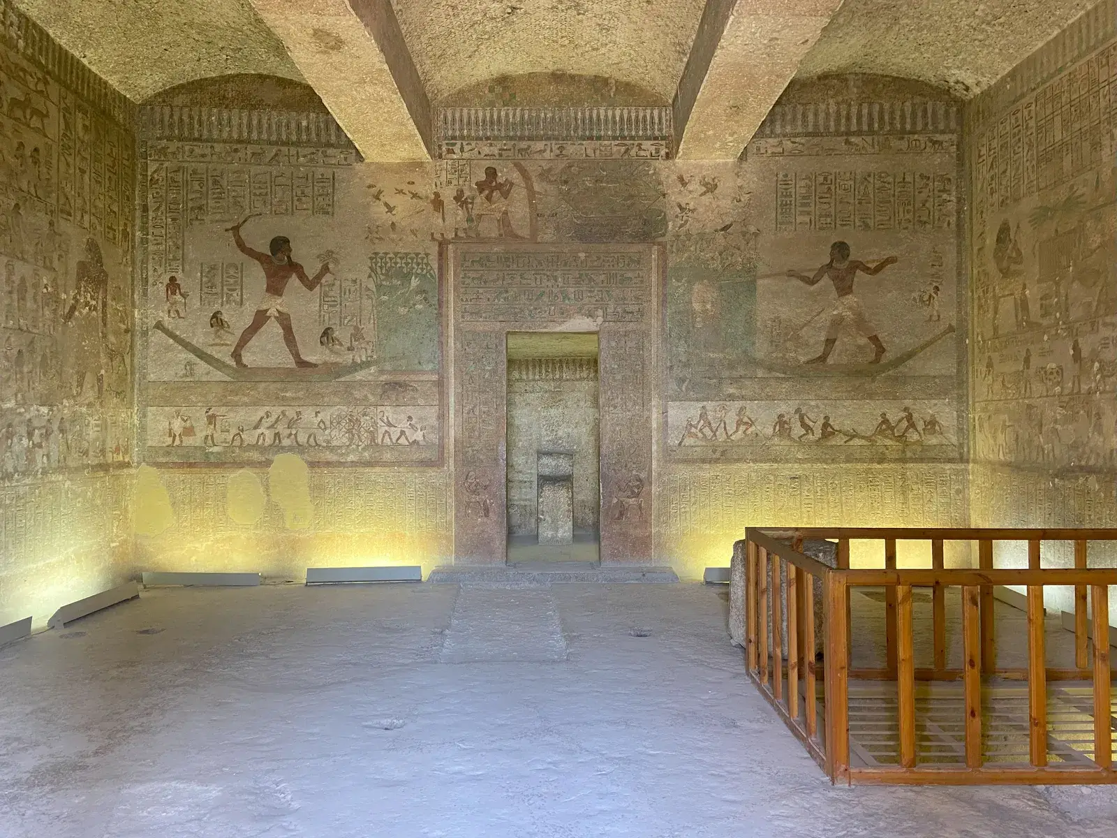 Visit the rock-cut tombs at Beni Hassan