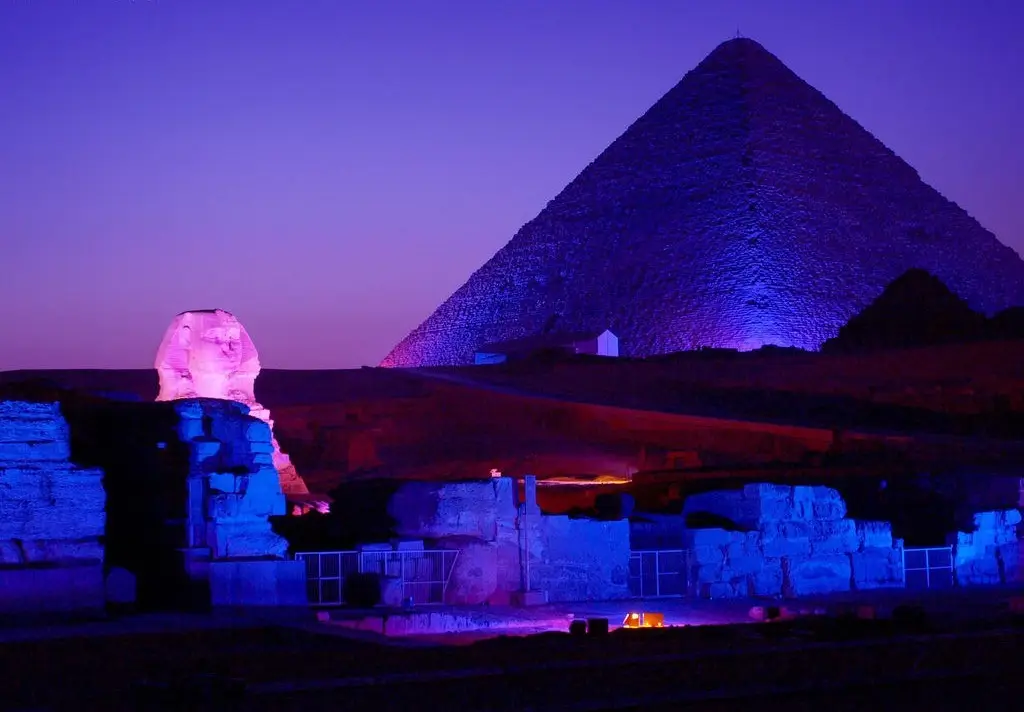 Giza Pyramids Sound Light Cairo