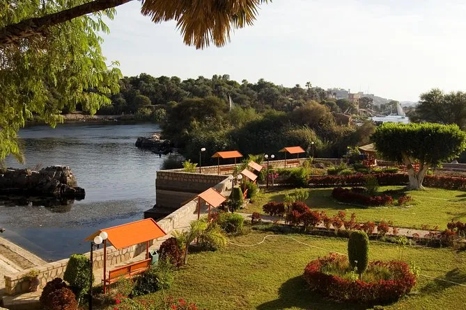 Aswan Botanical Garden and felucca
