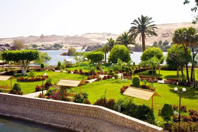 Aswan Botanical Garden and felucca