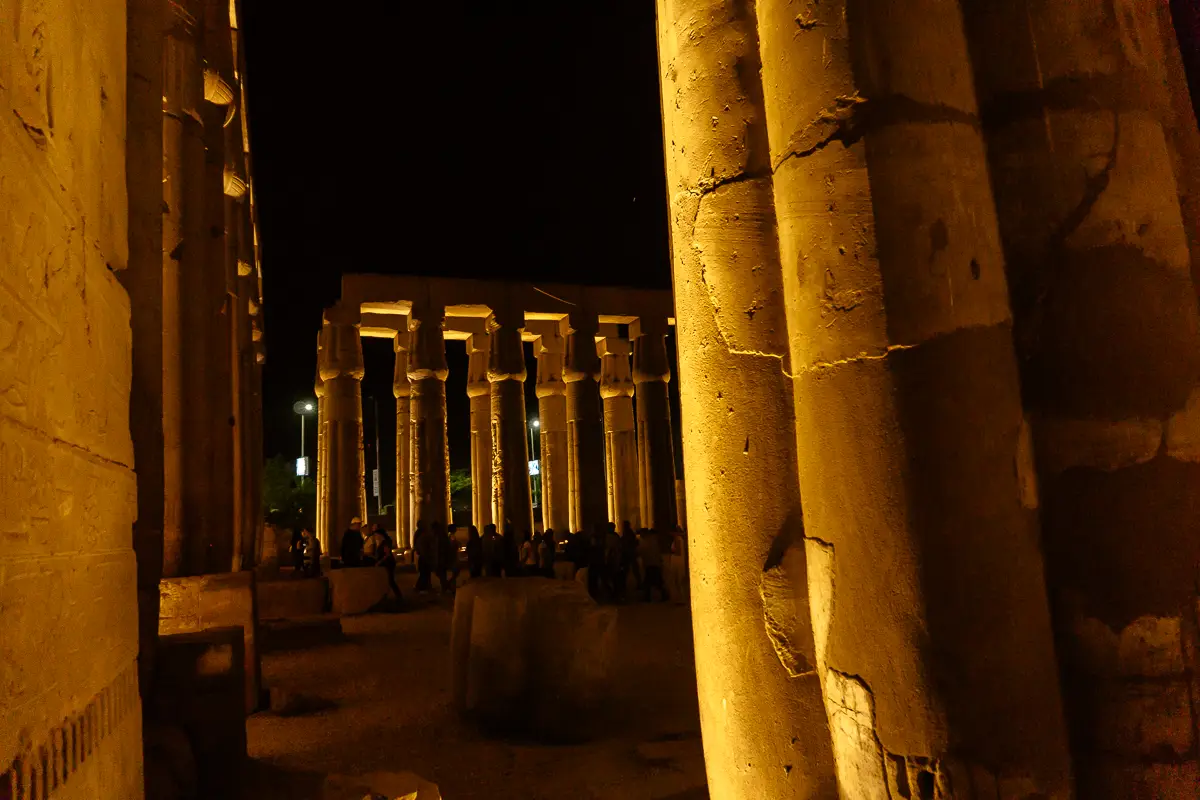 Sound and Light Show in Karnak Temple