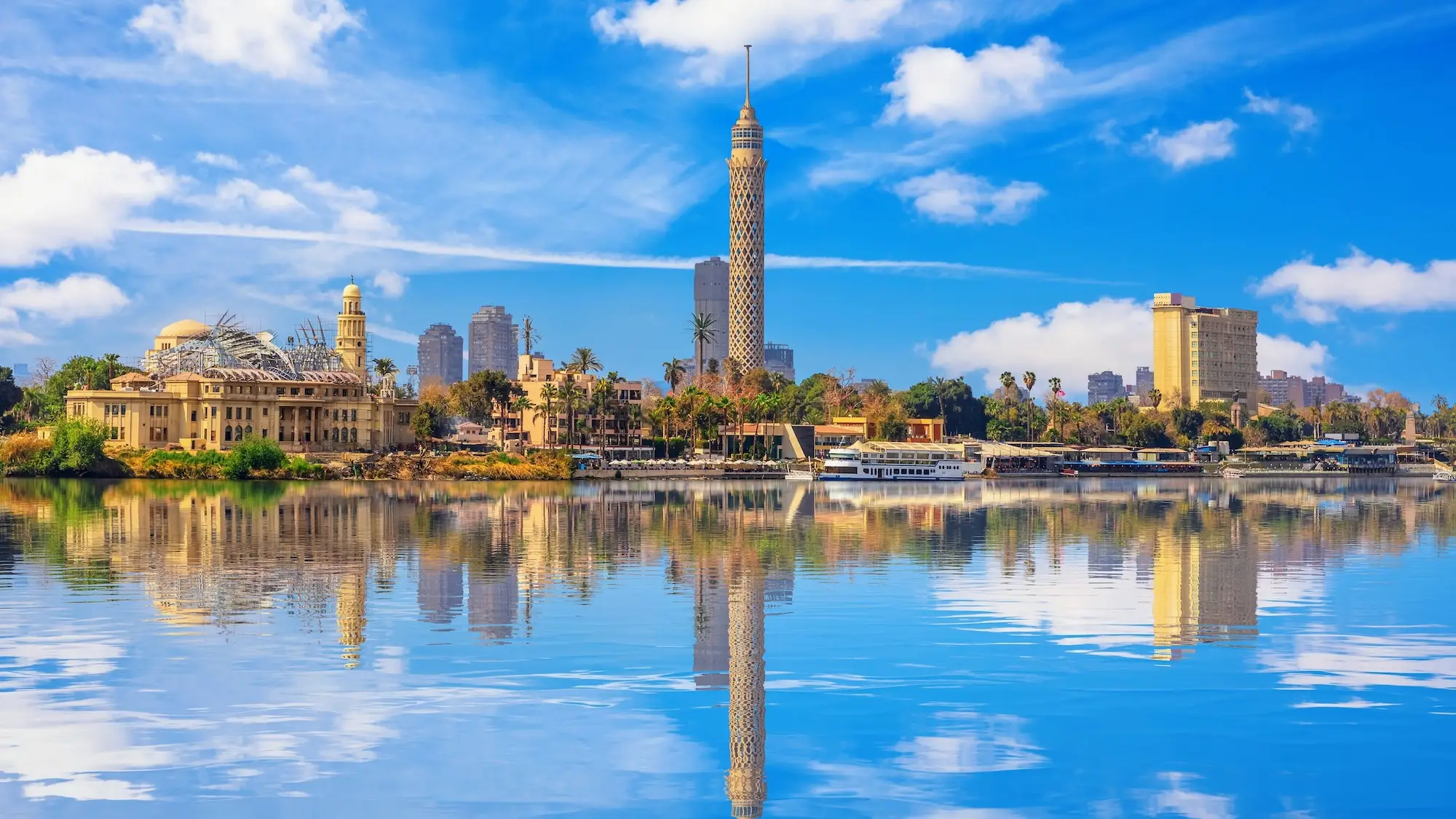 Cairo Tower by night tour views