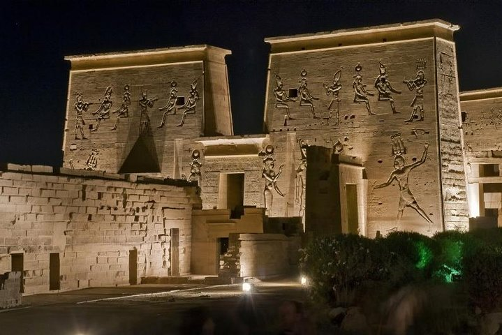 Sound and Light Show Aswan Philae Temple night tour