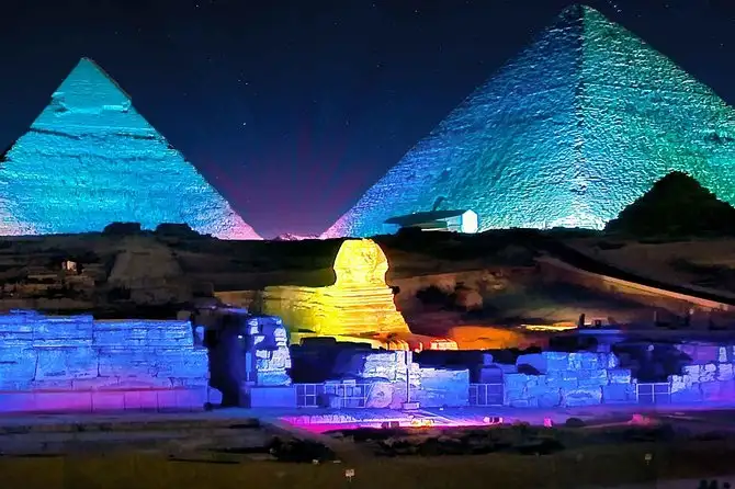 Explore the Sound and Light Show at the Pyramids of Giza