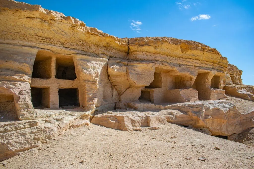 Ancient Tombs Mountain Dead Siwa