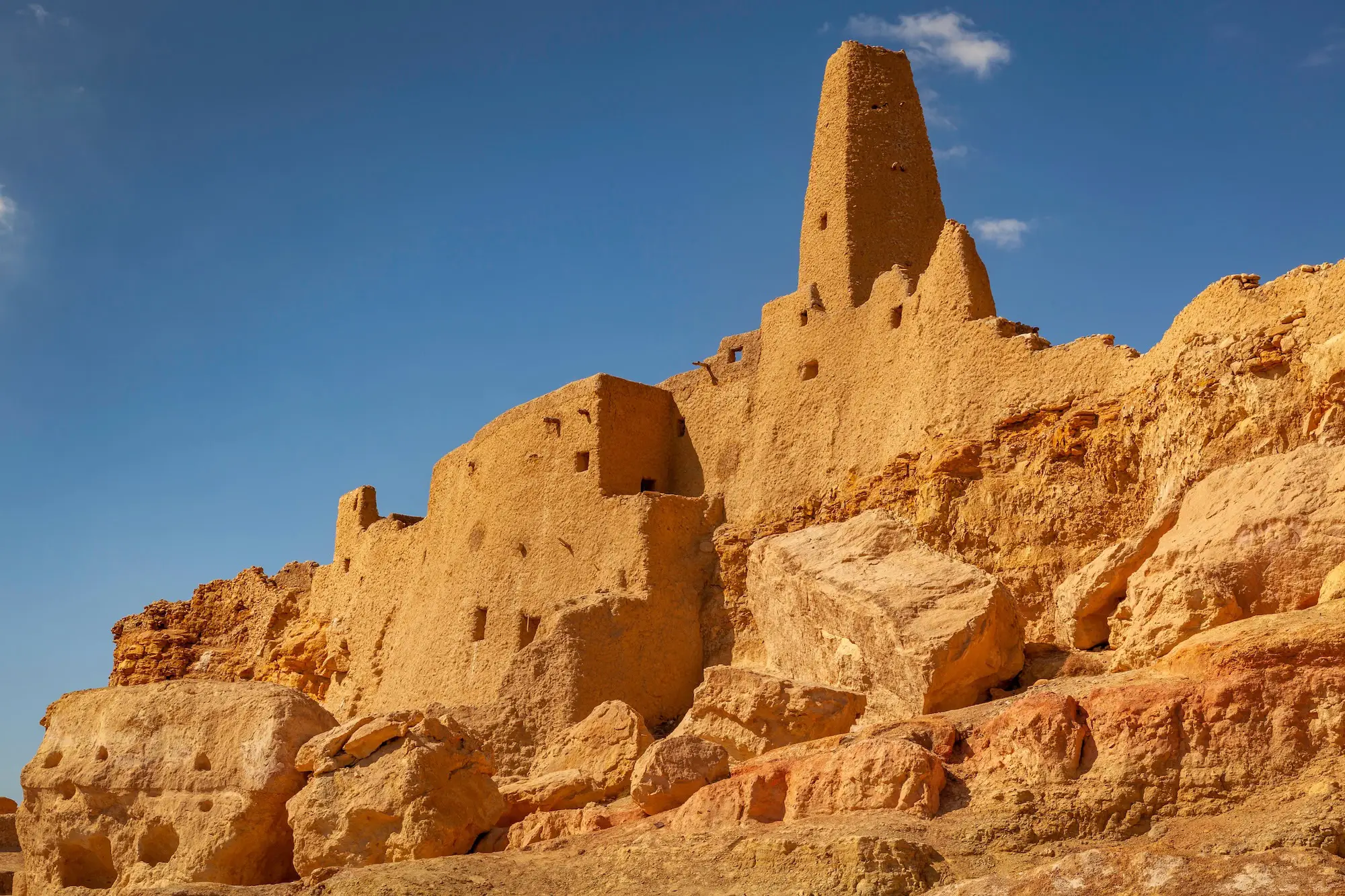 Ancient Temple Amun Siwa Egypt