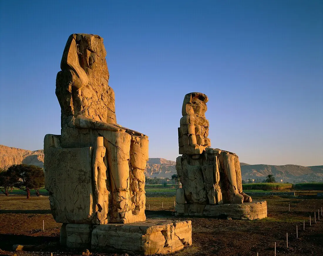 Colossi of Memnon Egypt Family Tour to Cairo, Luxor and Hurghada