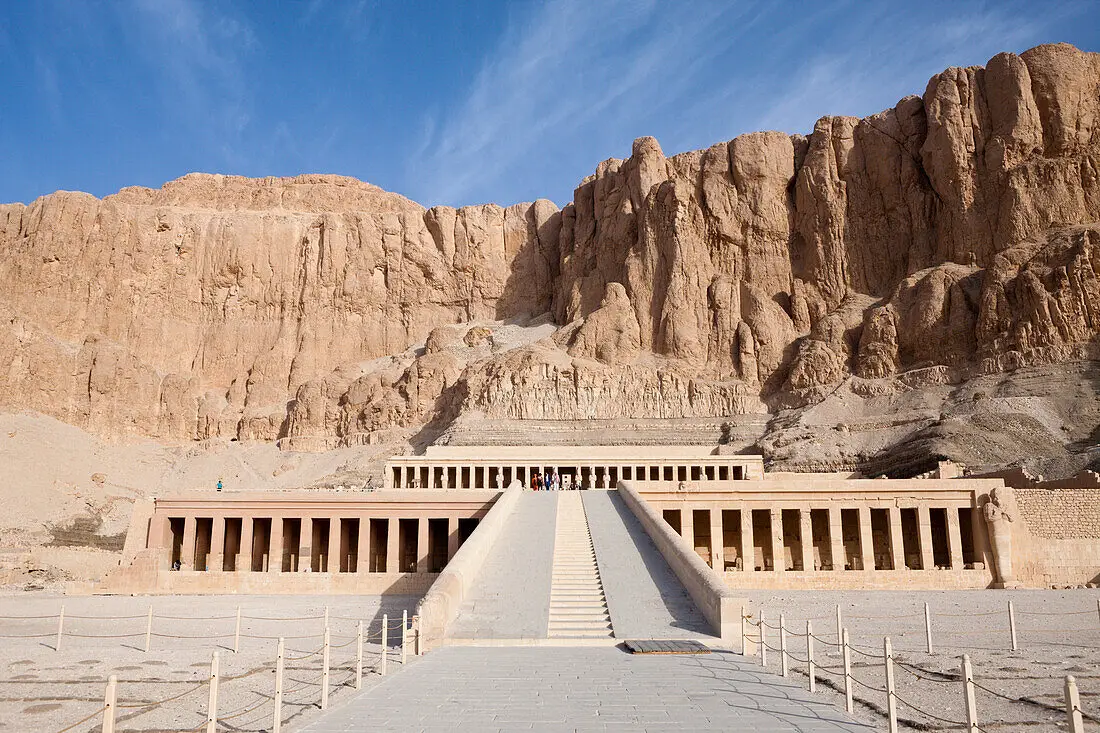 Mortuary Temple of Hatshepsut Egypt family holiday with Nile and Red Sea