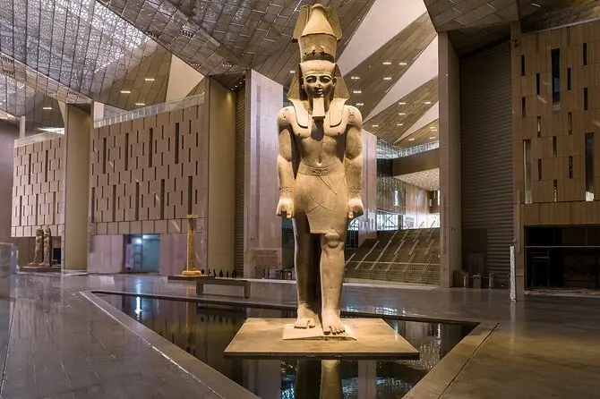 Visit Grand Egyptian Museum on a Cairo Pyramids and Luxor tour