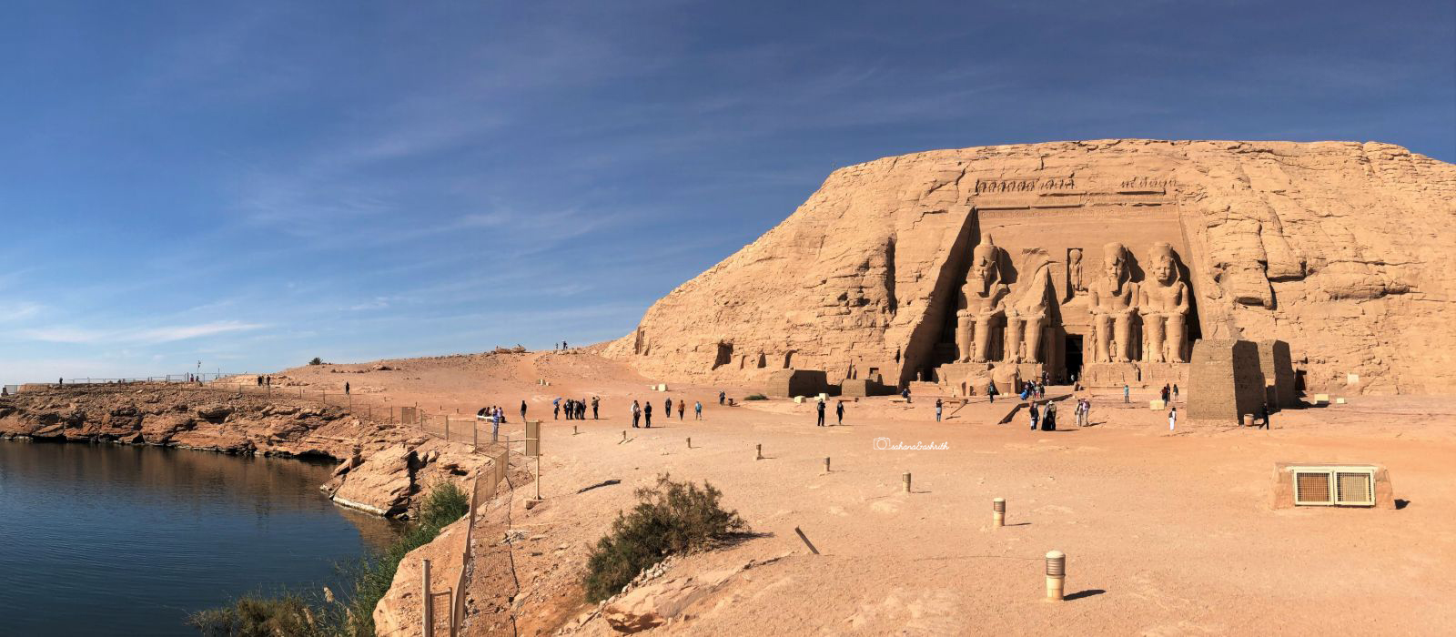 Abu Simbel Temple during Honeymoon tour