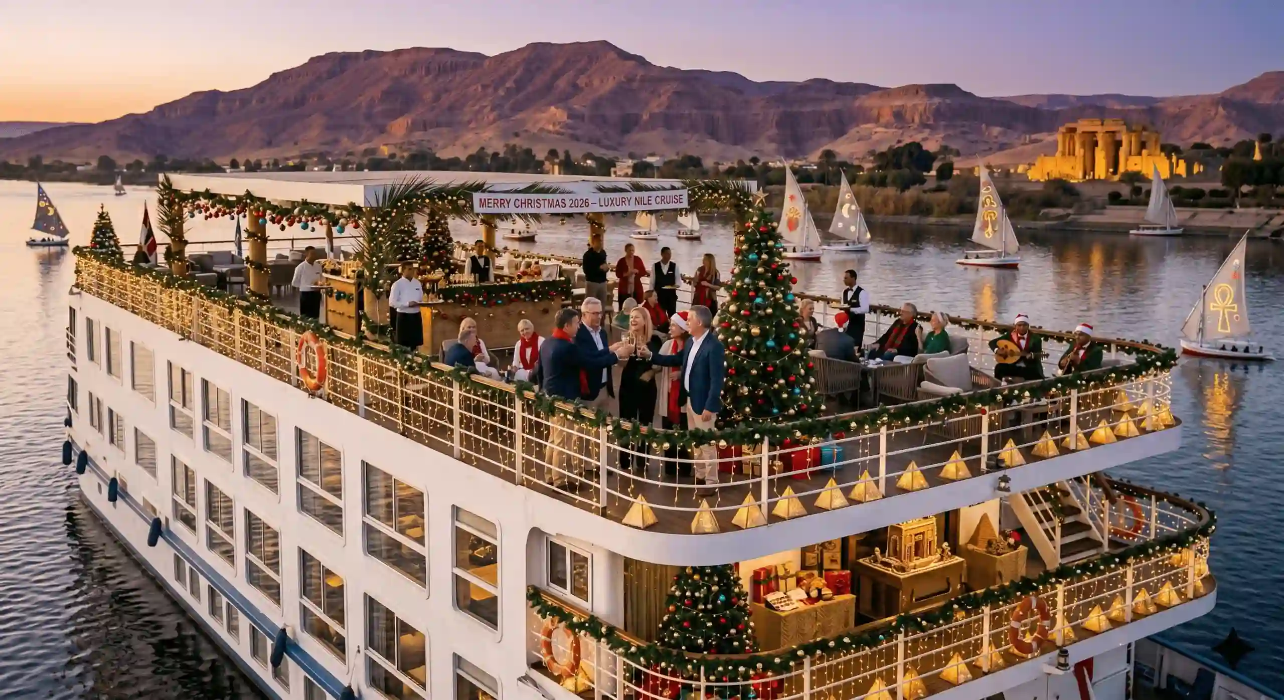 Christmas Nile Cruise from Cairo by flight