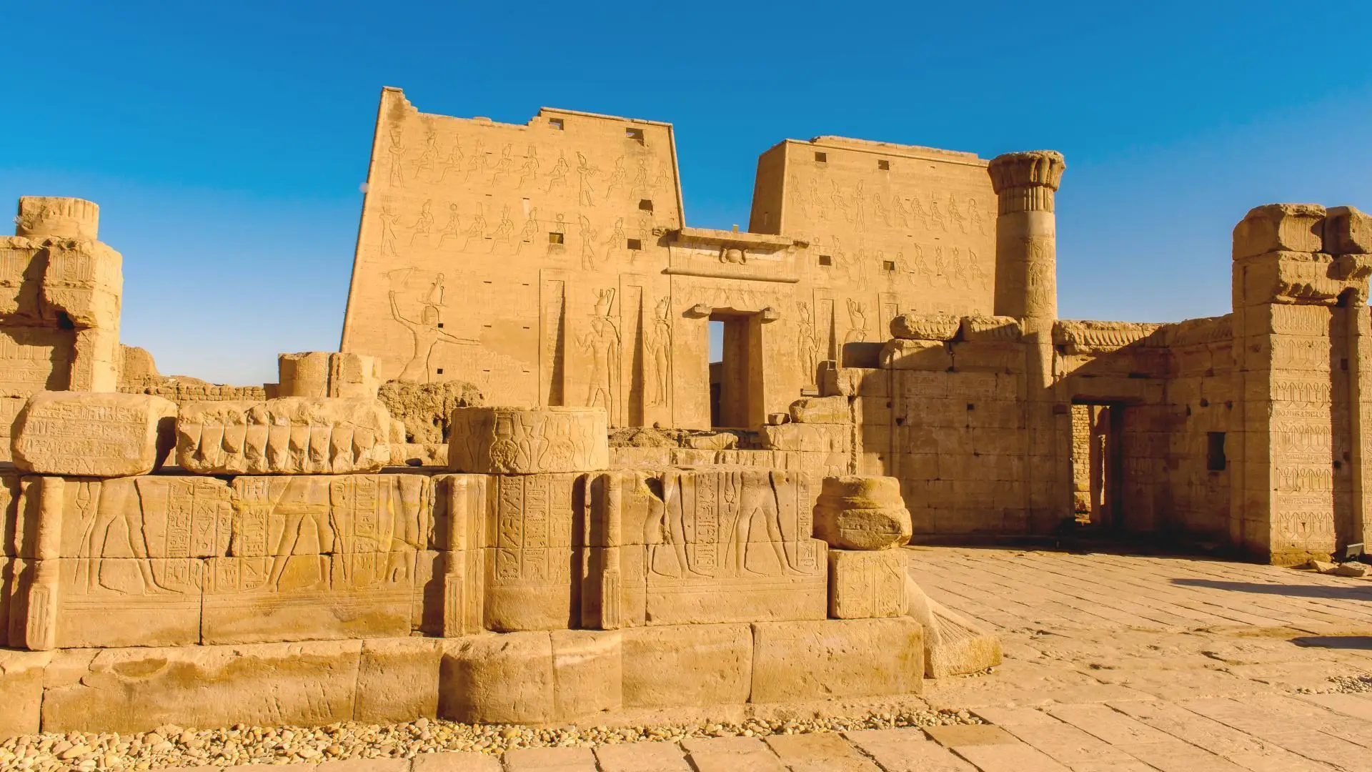 Discover Famous Temple of Horus at Edfu, Egypt