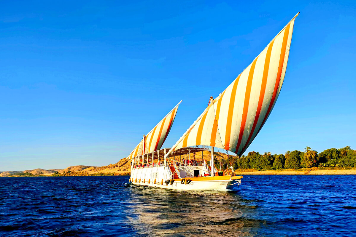 Three Pyramids Dahabiya cruise from Aswan to Luxor