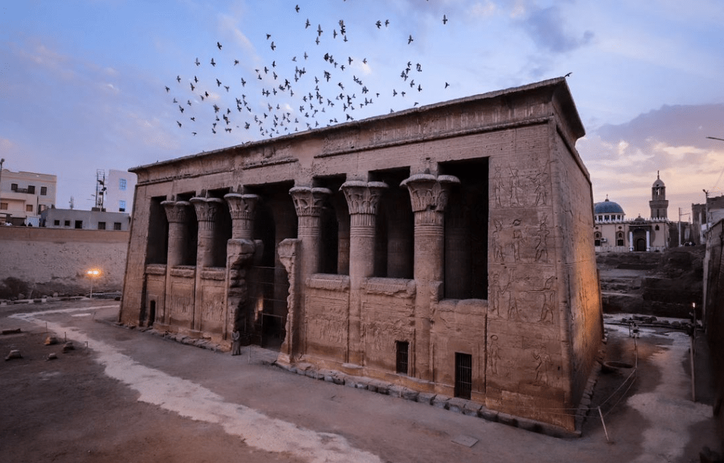 Visit Temple of Khnum during Malouka Dahabiya Nile Cruise
