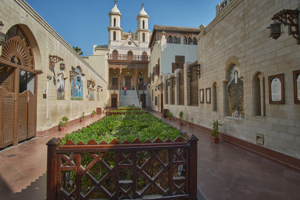 Historic Coptic Hanging Church with ancient architecture