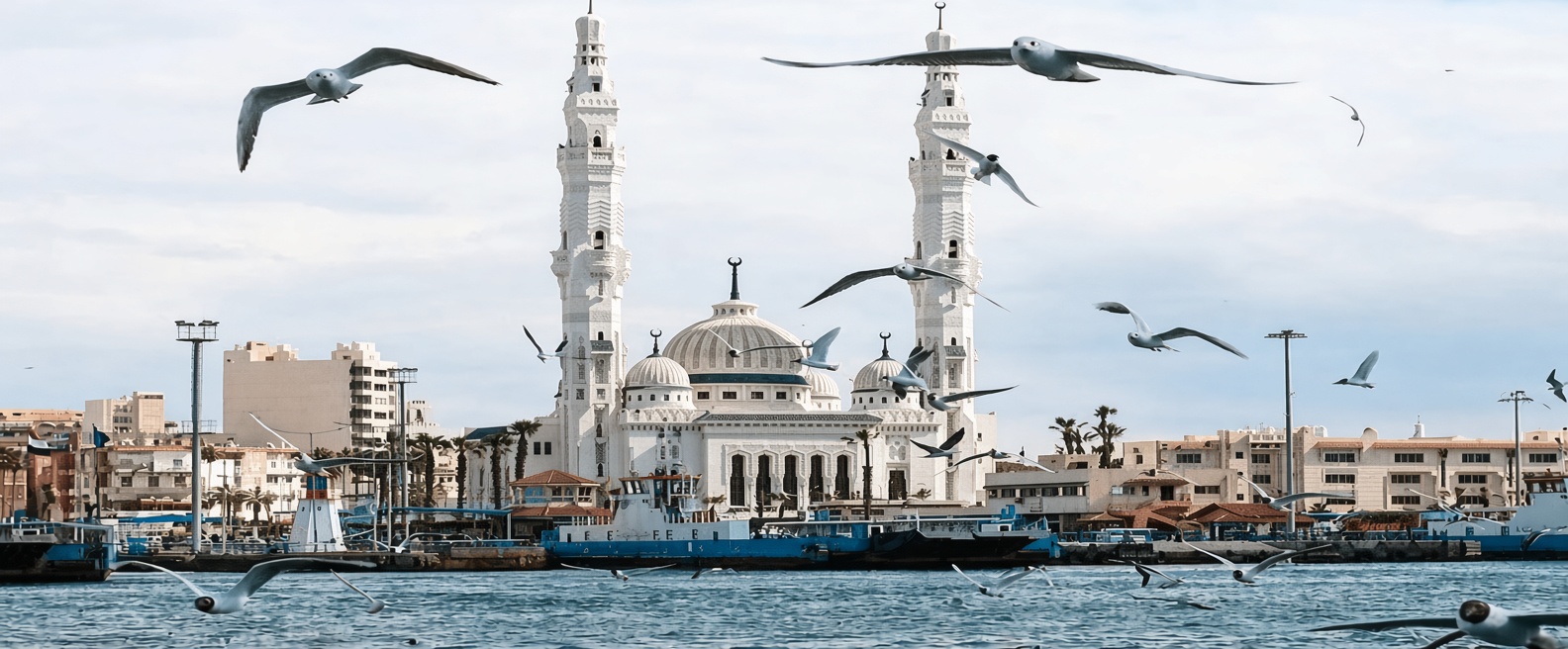 White Mosque in Port Said, Egypt