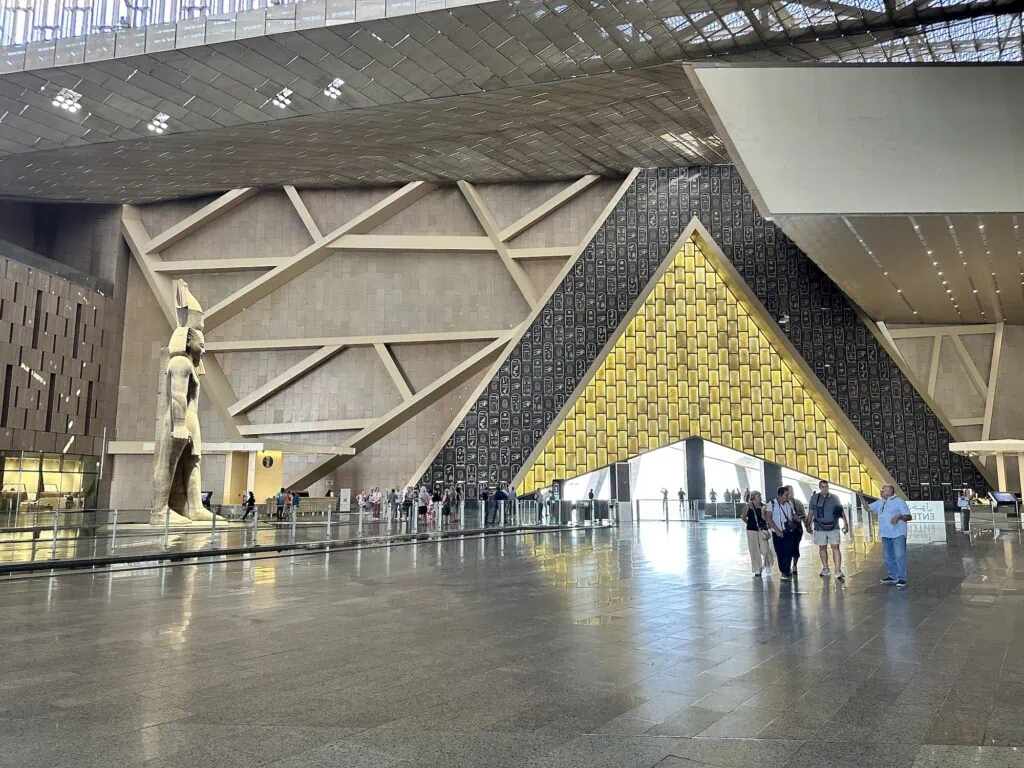 Grand Egyptian Museum showcasing ancient Egyptian treasures