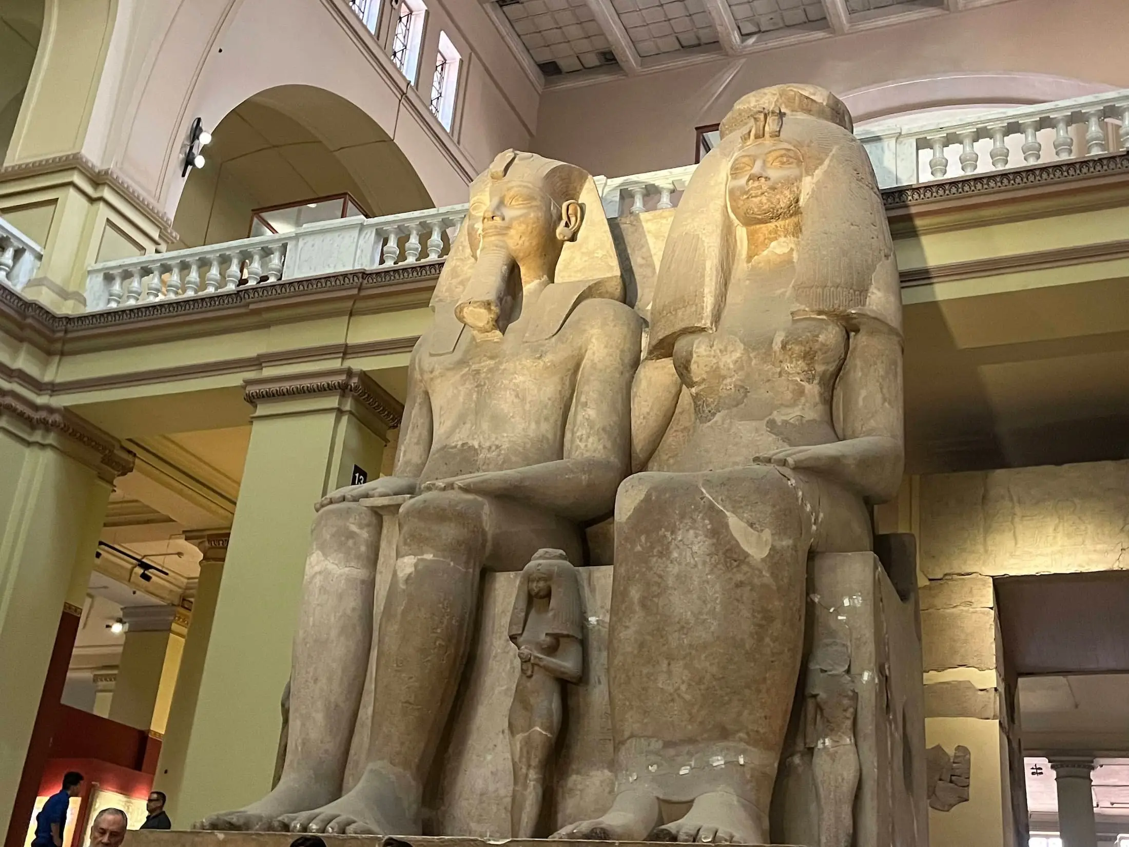 Colosos de Ramsés II en el Templo de Luxor.