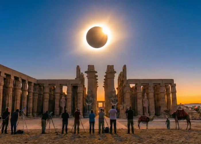 FAKTEN zur ägyptischen Sonnenfinsternis 2026