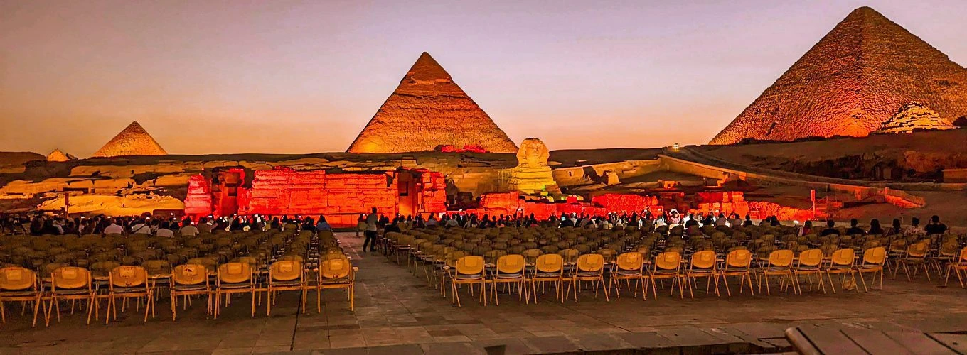 Magical Night at the Pyramids of Egypt