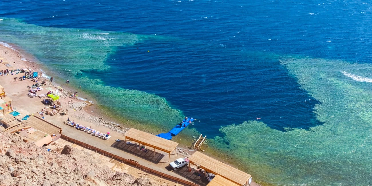 Explore the Famous Blue Hole in Dahab, Egypt