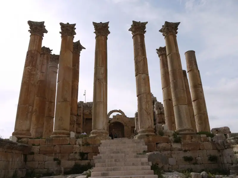 Temple of Artemis in Jerash, Jordan