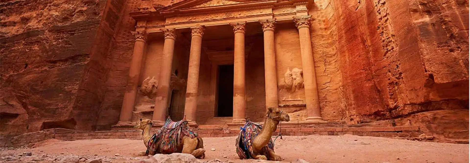 Travel experience exploring the ancient city of Petra Jordan
