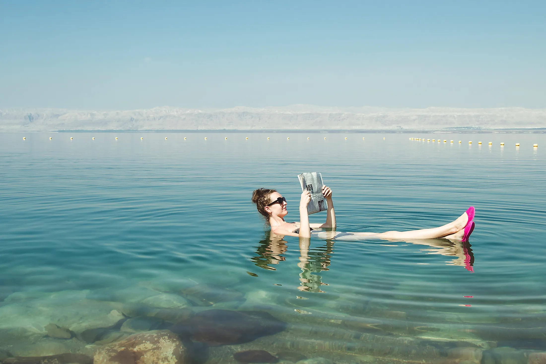 Dead Sea Jordan famous for mineral-rich waters and floating experience