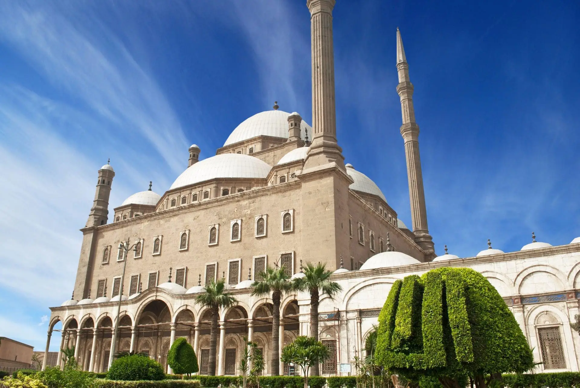The Muhammad Ali Mosque at Cairo Citadel, a famous Egyptian Islamic landmark