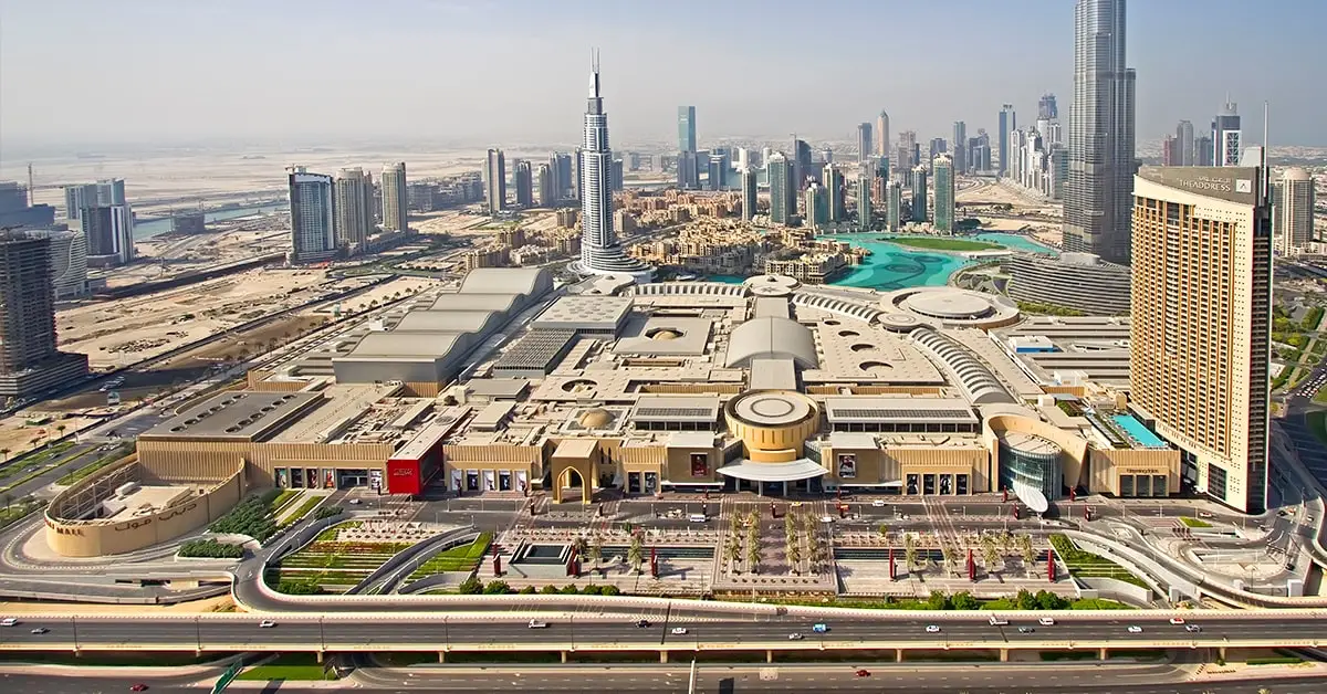 The Dubai Mall in Downtown Dubai, UAE