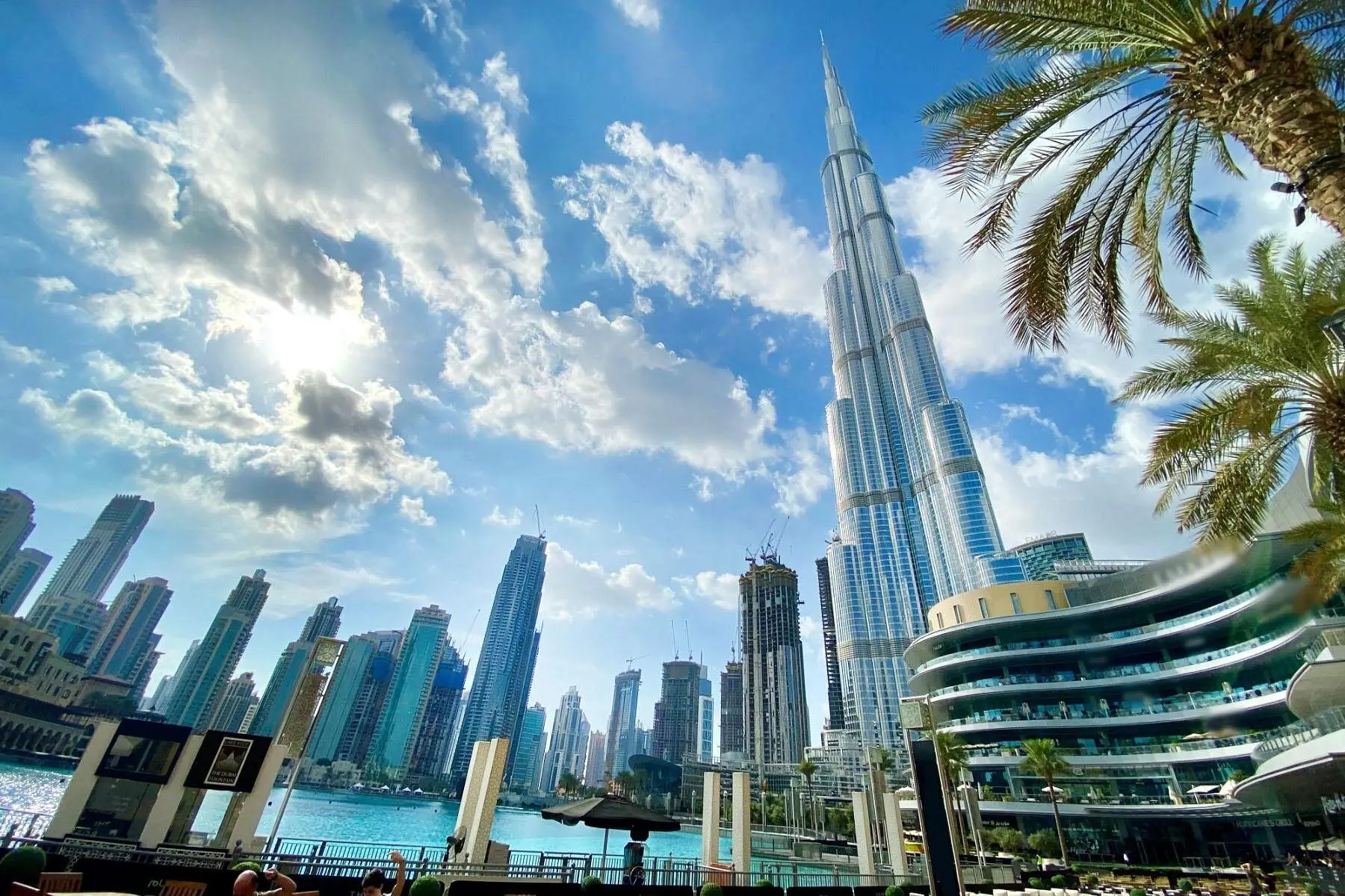 the Burj Khalifa in Downtown Dubai