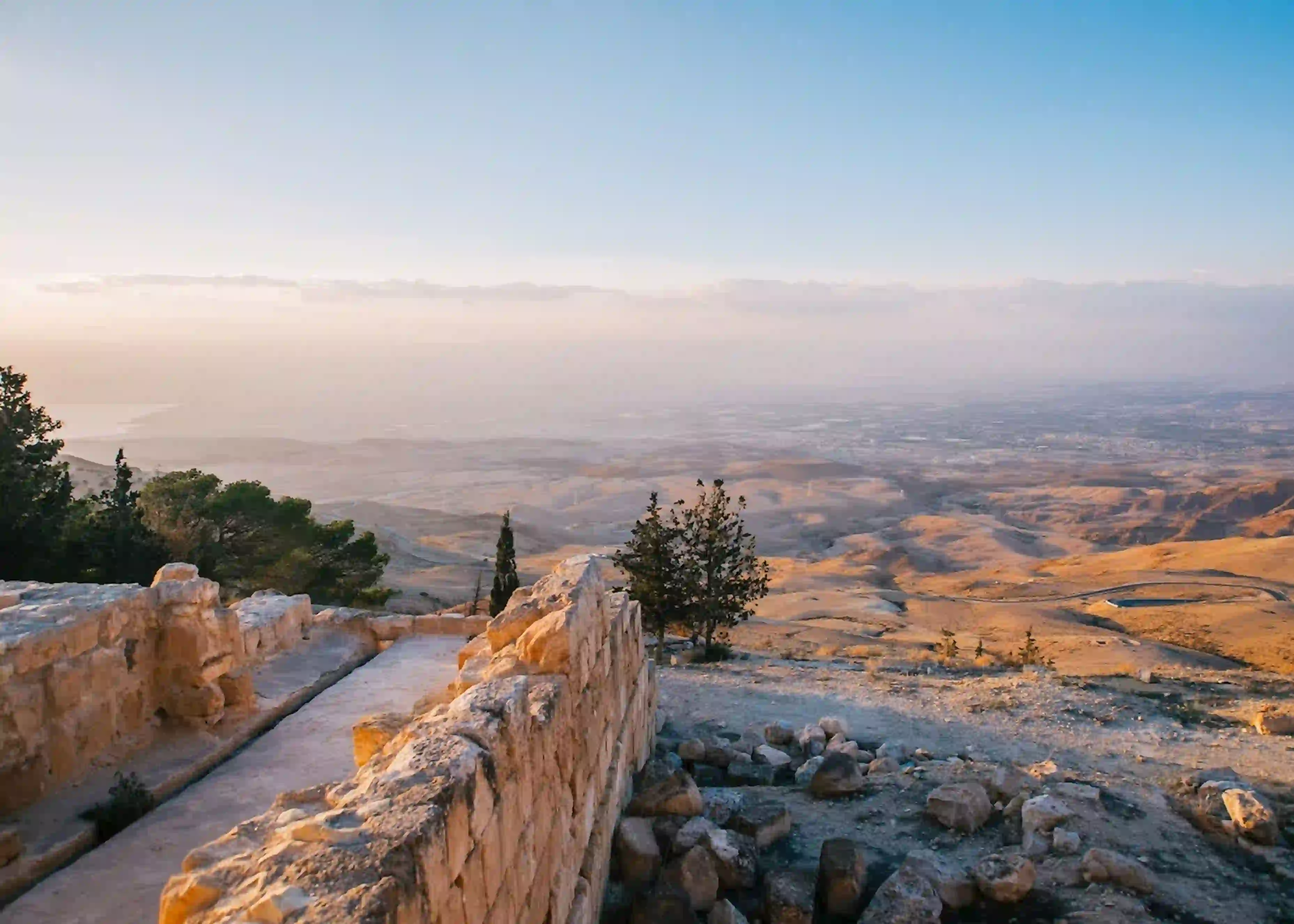 Panoramic view from Mount Nebo