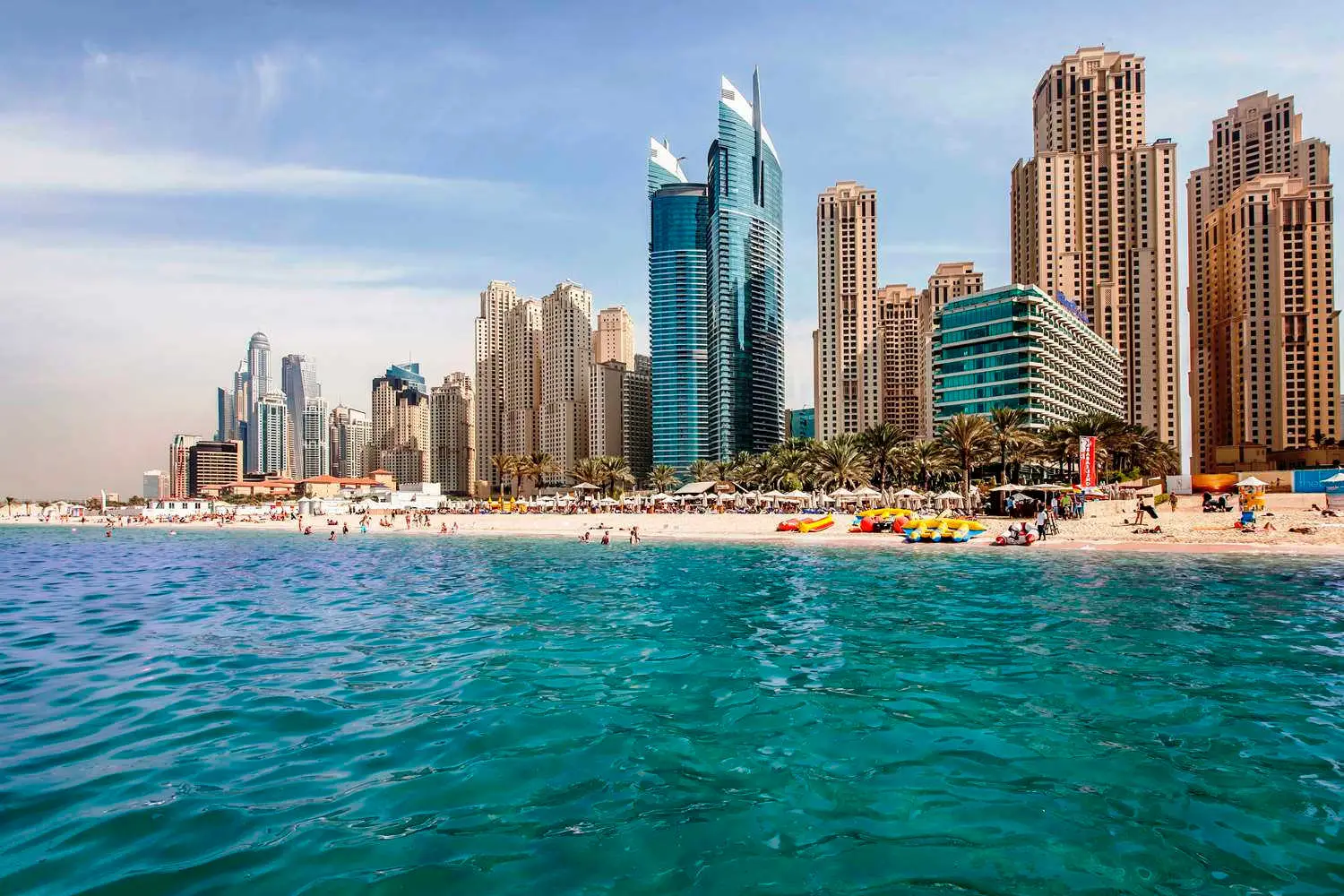 Beautiful Jumeirah Beach in Dubai, UAE