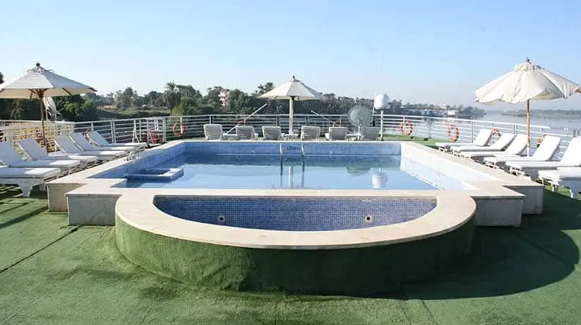 Sun Deck on Al Kahila Nile Cruise