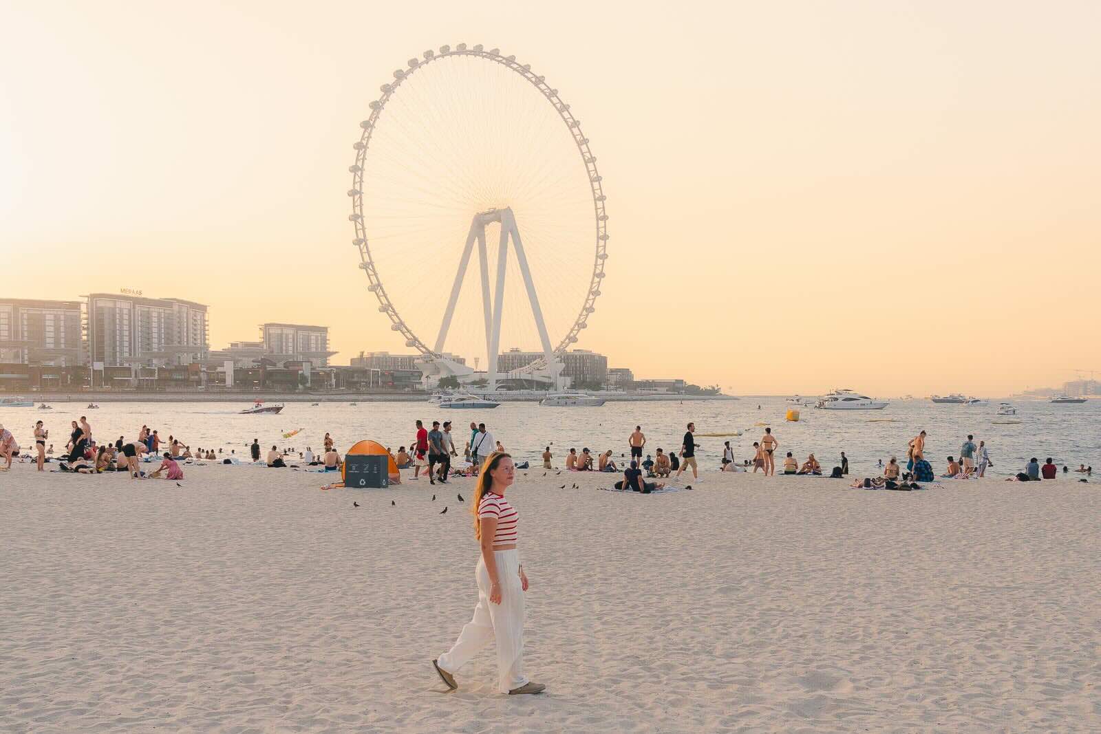 Dubai attractions including Jumeirah Beach