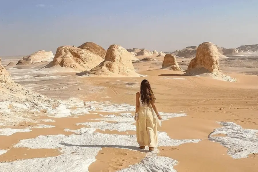 romantic desert safari tour in egypt white desert national park