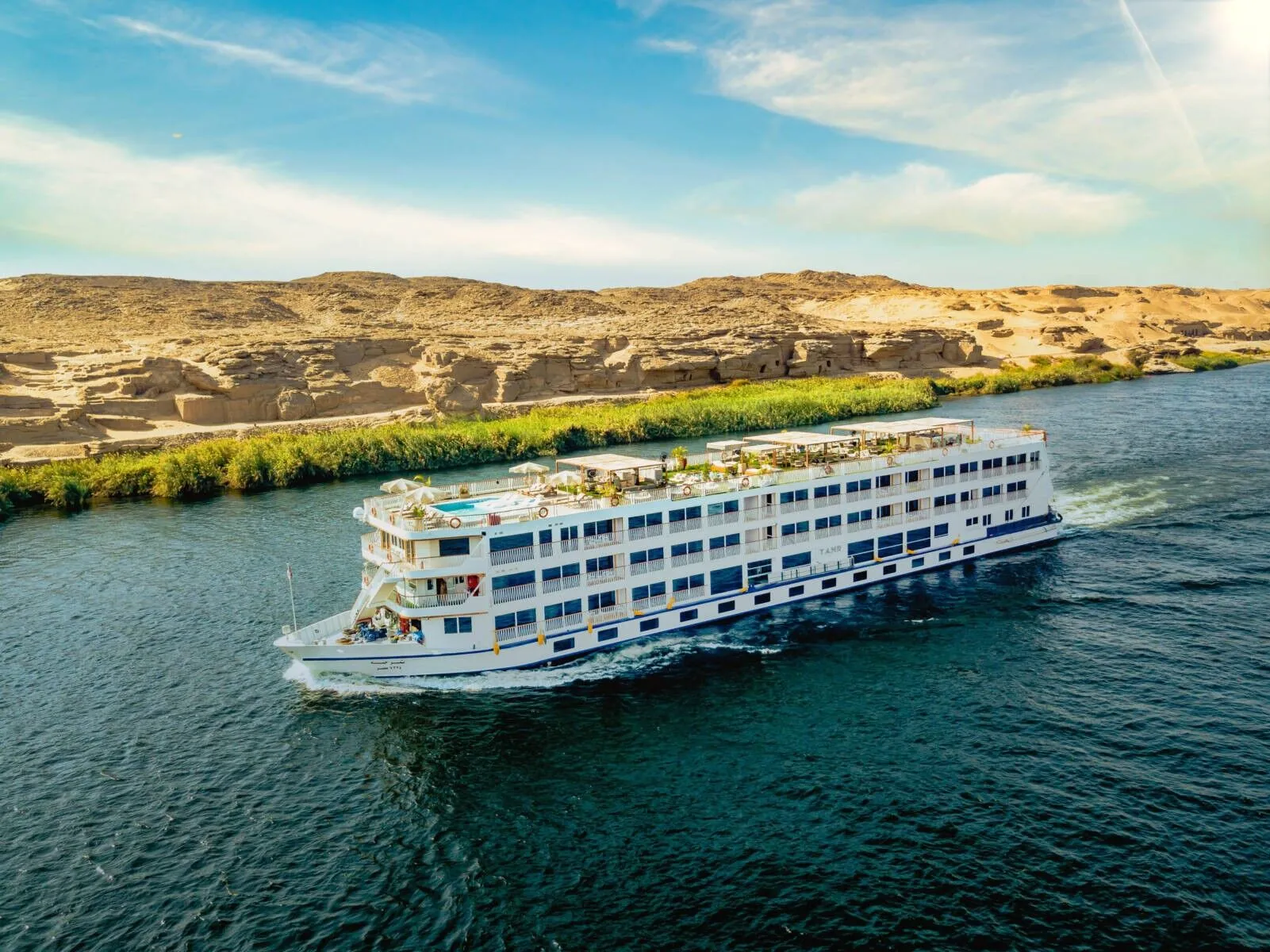 Nile cruise during Egypt spring