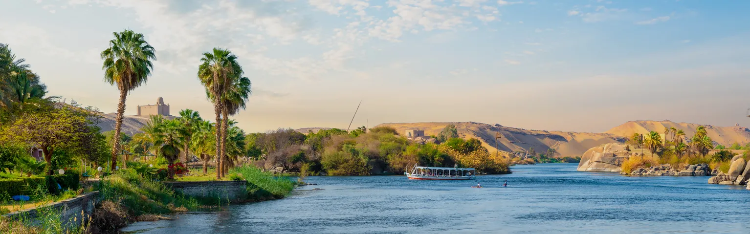 Nile Valley views from cruise